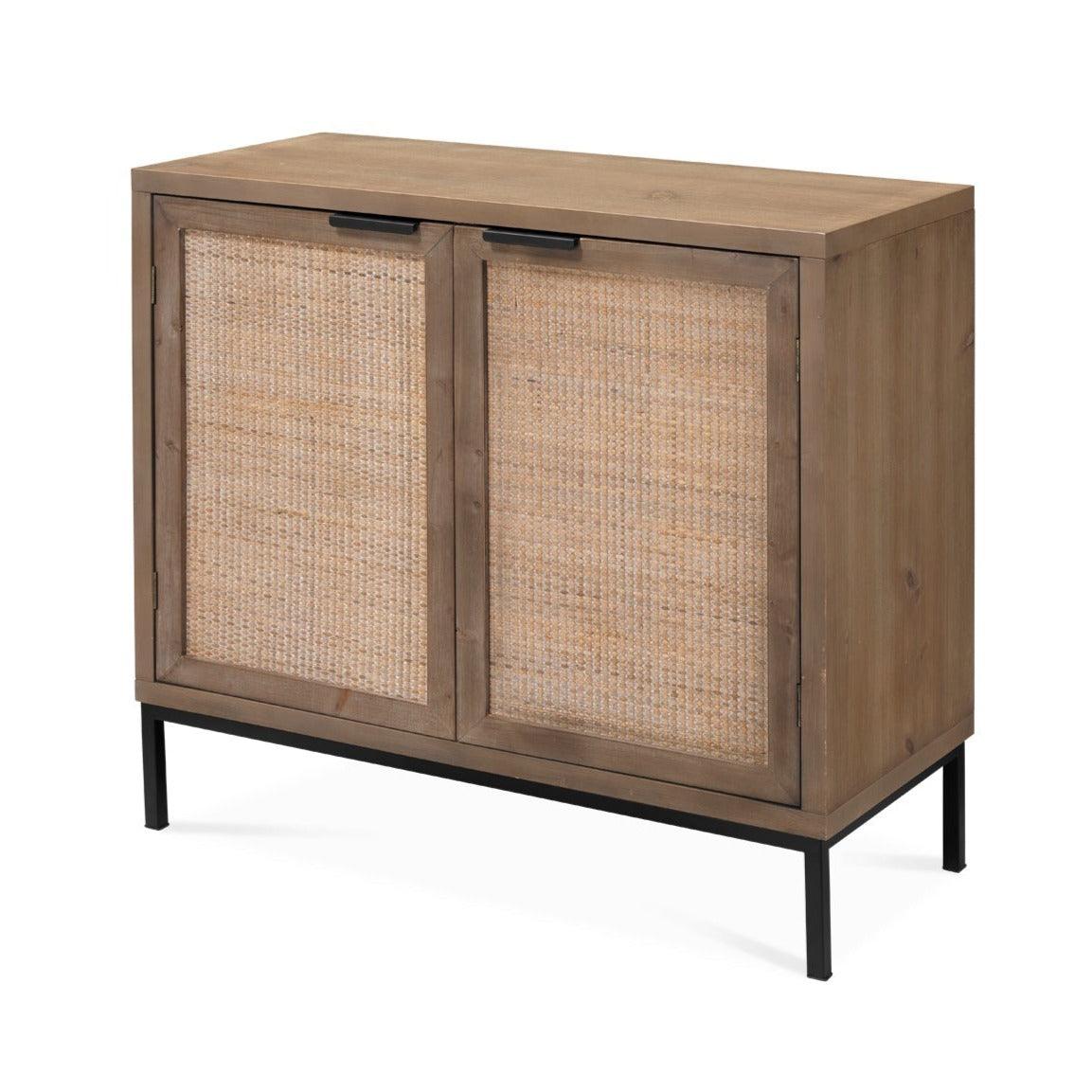 Reed Rattan 2 Door Accent Cabinet Accent Cabinets Sideboards and Things By Jamie Young