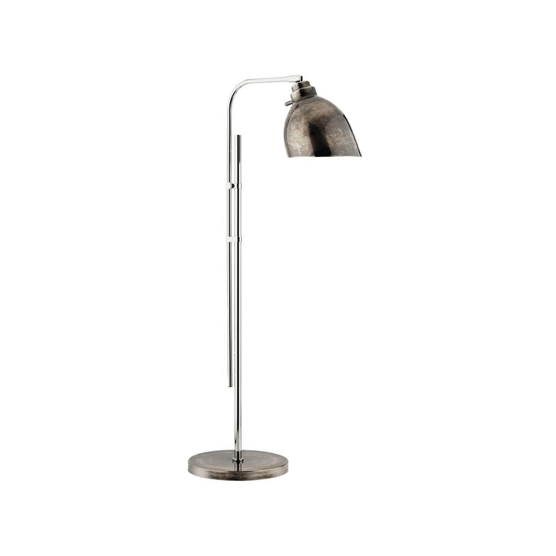 Wildwood Roxy Nickel Finished Shiny Floor Lamp