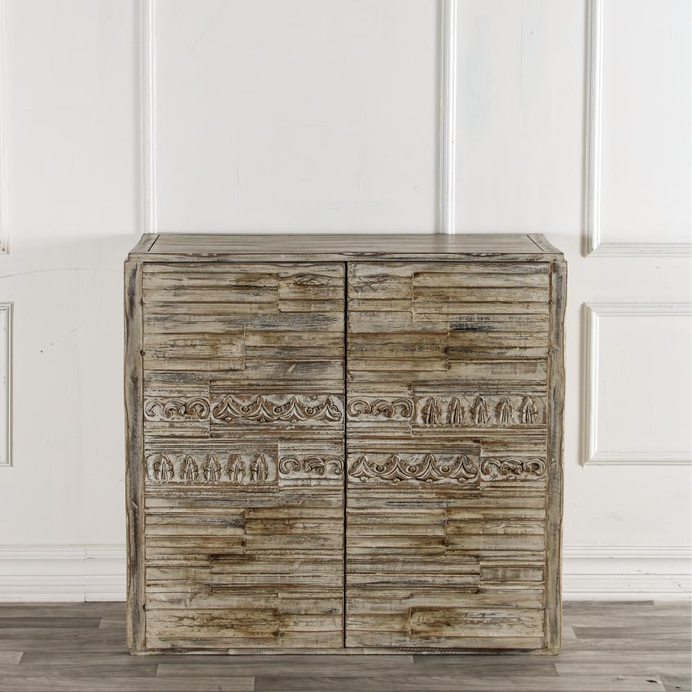 Peninsula Home Gwen Wooden Brown Accent Cabinet