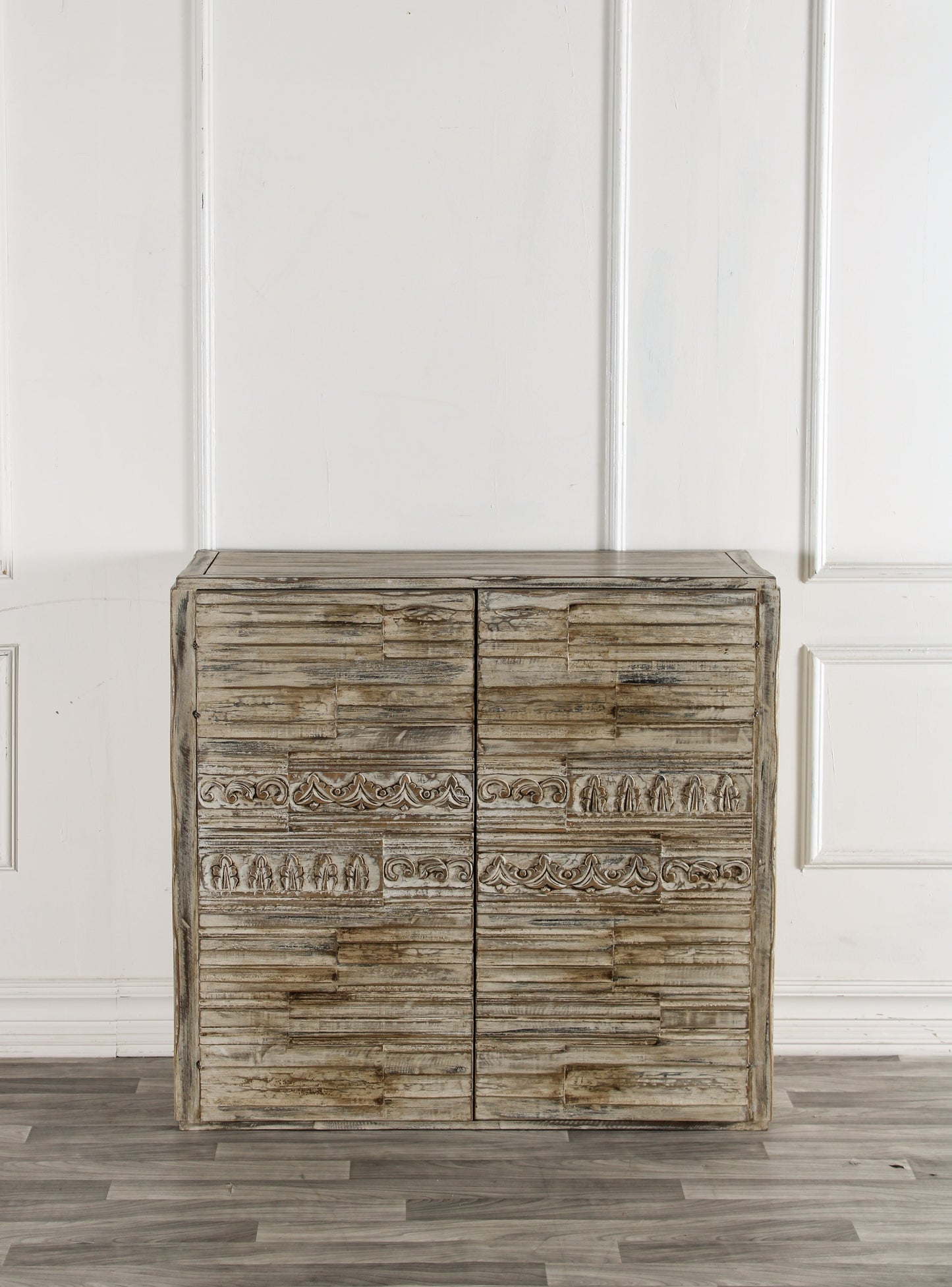 Gwen Wooden Brown Accent Cabinet