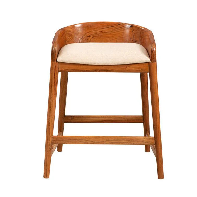 Furniture Classics Saddle Linen Counter Stool