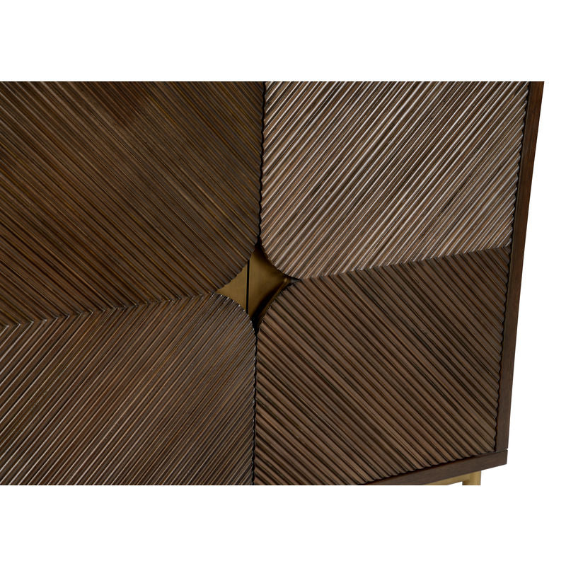 Samana Black Walnut Two Door Cabinet-Accent Cabinets-Wildwood-LOOMLAN