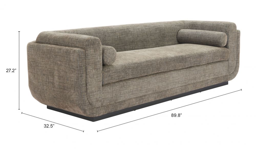 Zuo Modern Sereneu Chenille Fabric Sofa