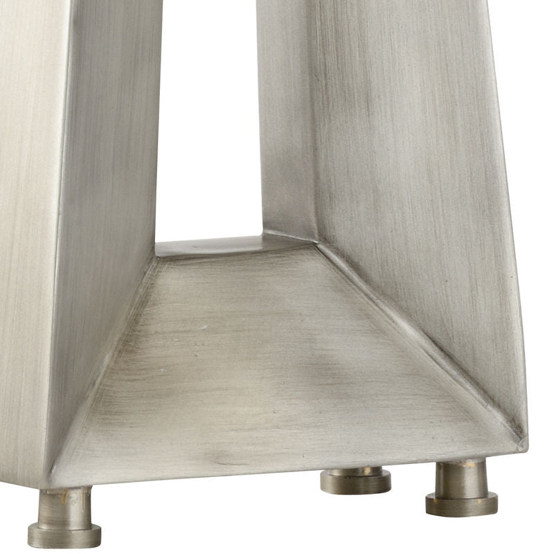 Skyway Antique Silver Finish Table Lamp-Table Lamps-Wildwood-LOOMLAN