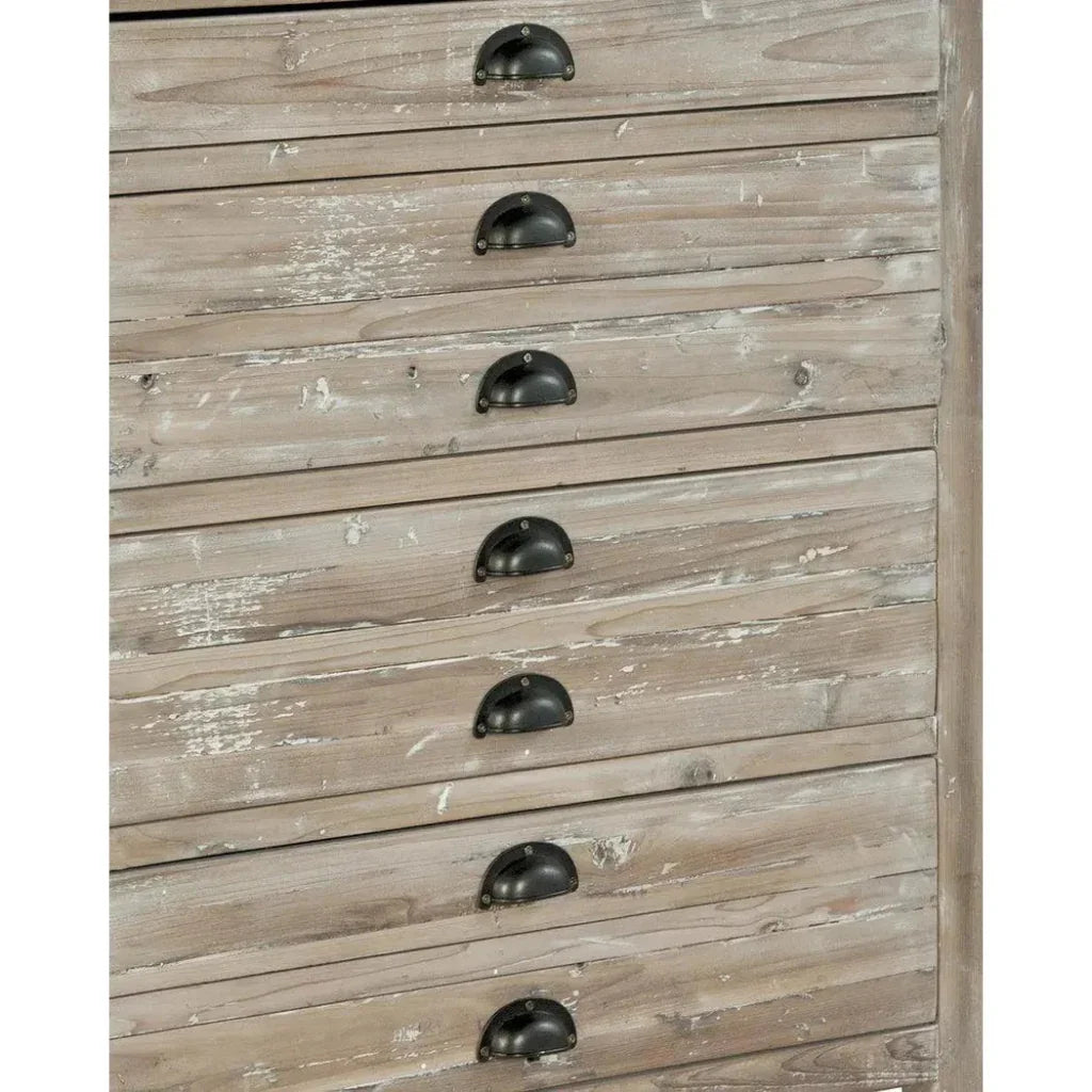 Furniture Classics Apothecary Four Drawers Wood Chest