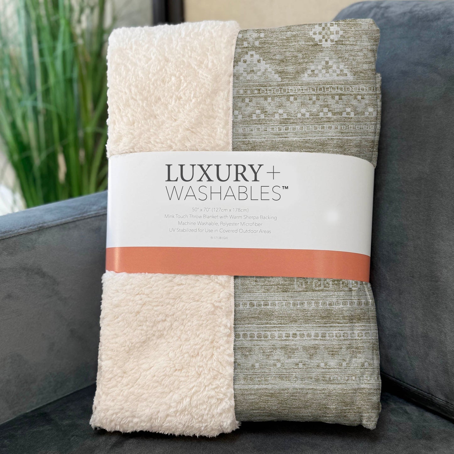 Addison Rugs Southwest Khaki Washable Indoor-Outdoor Rug