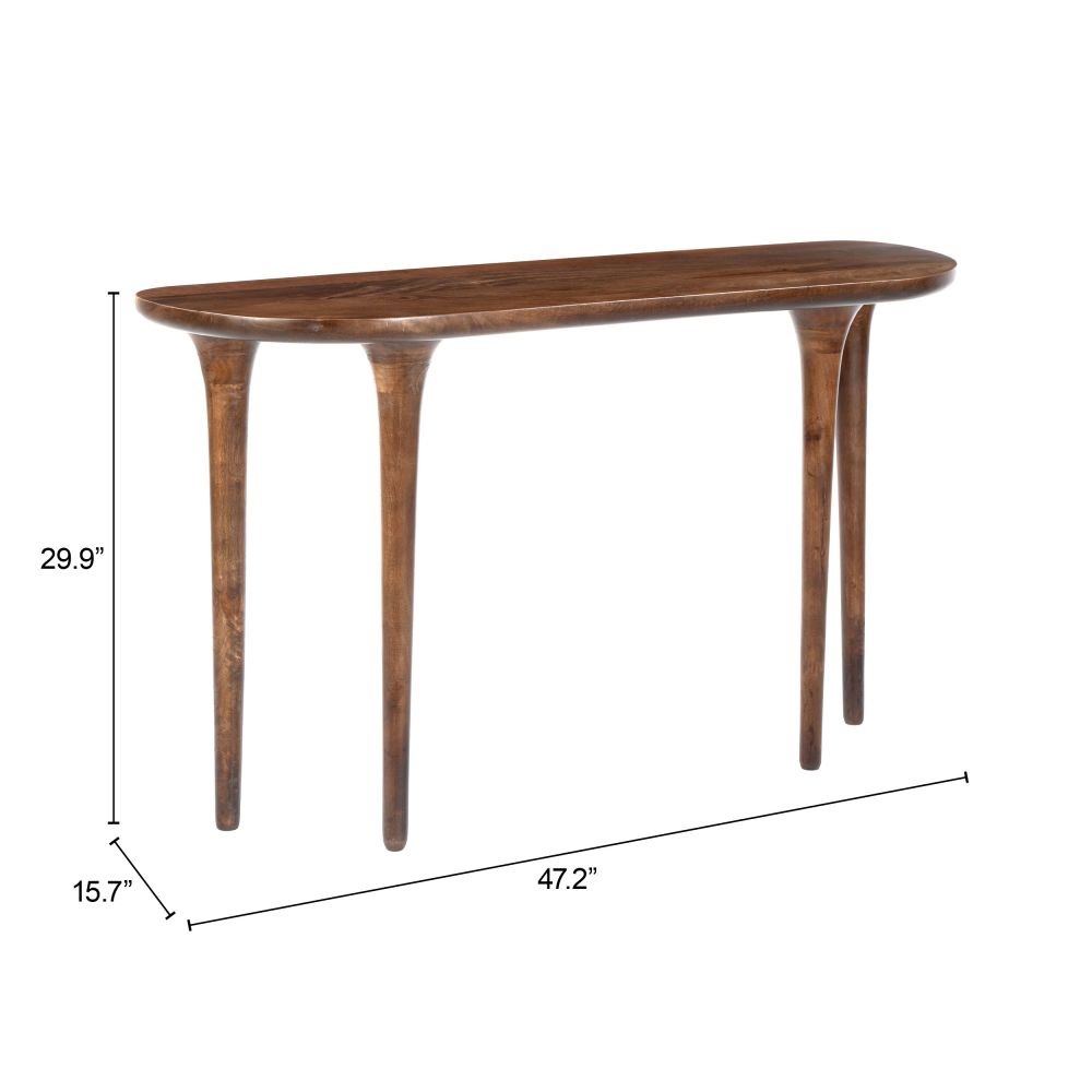 Zuo Modern Spiker Solid Wooden Console Table