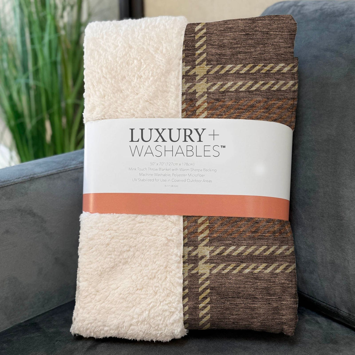 Addison Rugs Spiral Whispers Chocolate Washable Indoor-Outdoor Rug