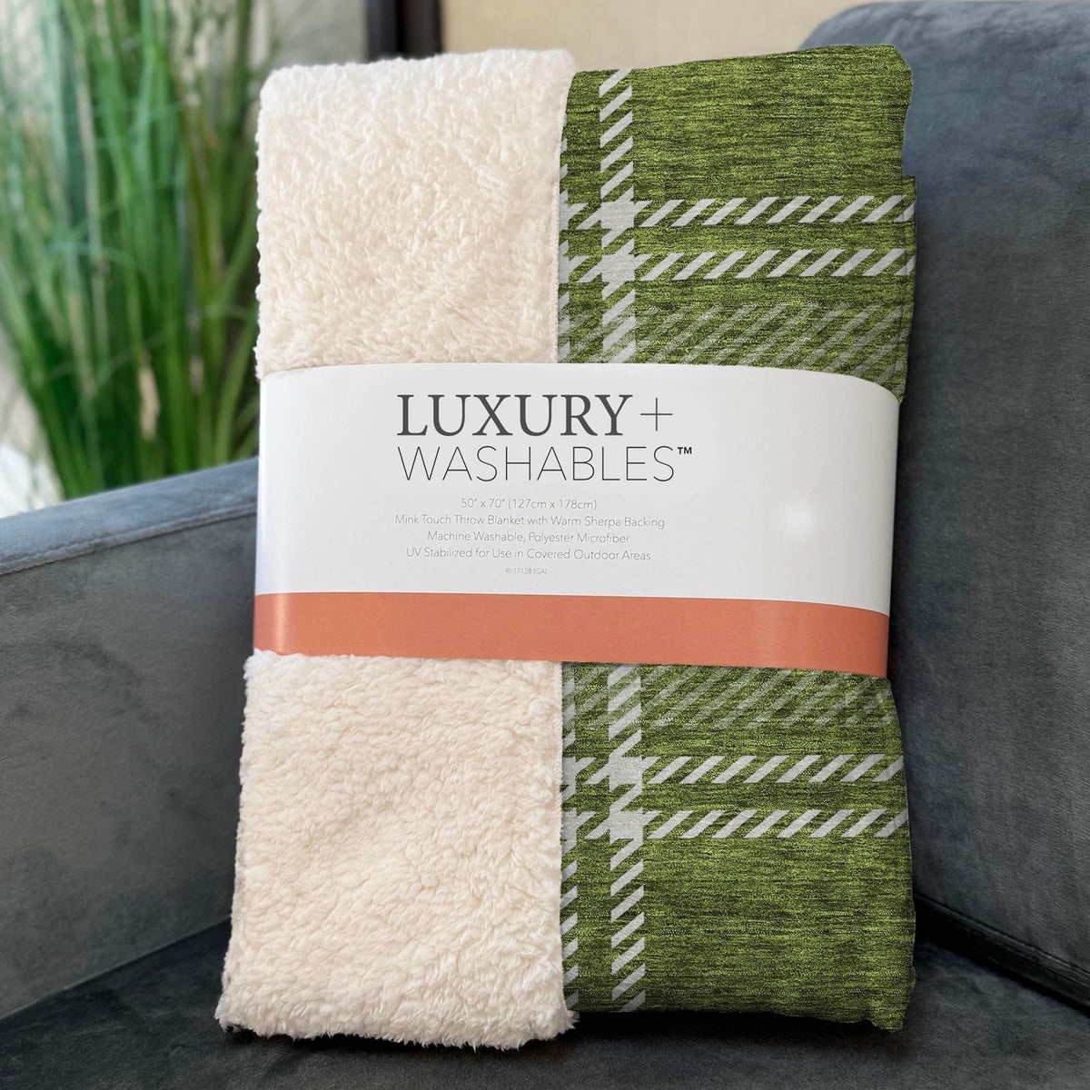 Addison Rugs Spiral Whispers Green Washable Indoor-Outdoor Rug