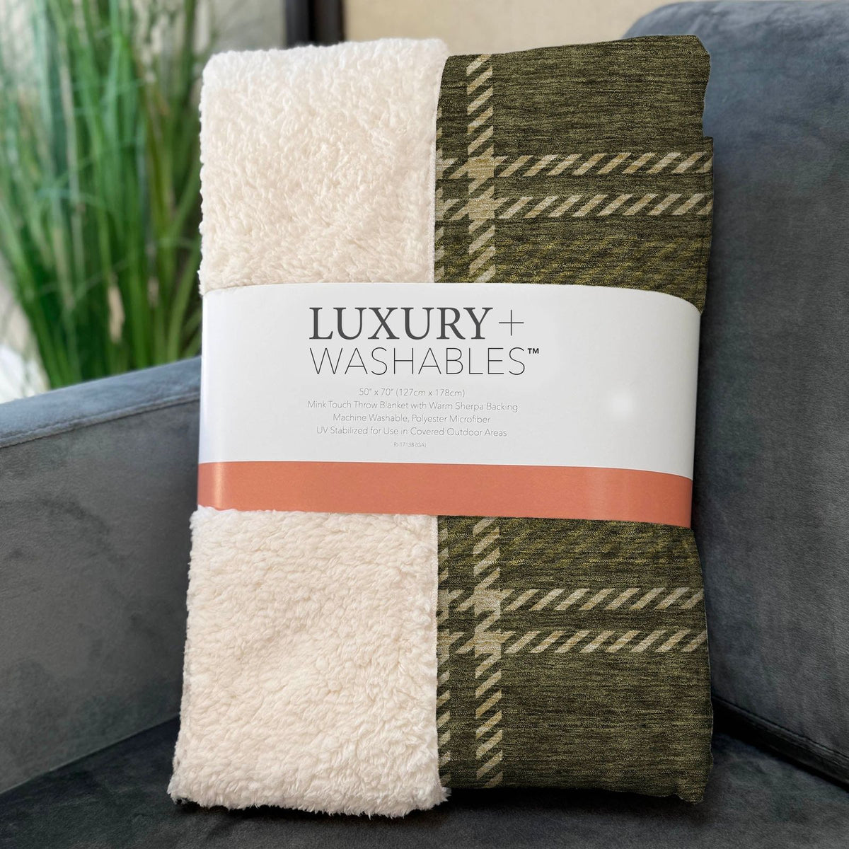 Addison Rugs Spiral Whispers Olive Washable Indoor-Outdoor Rug