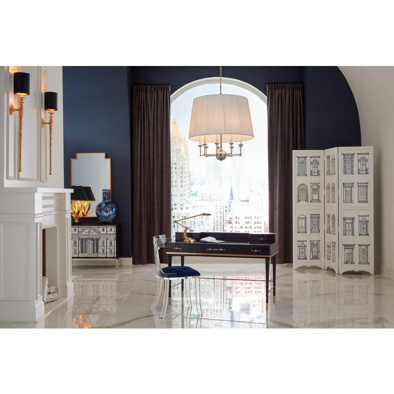 Stiletto Metalic Gold Wall Sconce-Wall Sconces-Wildwood-LOOMLAN