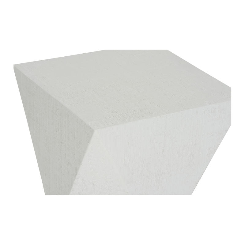 Stravos Wooden White Spot Table-Side Tables-Wildwood-LOOMLAN