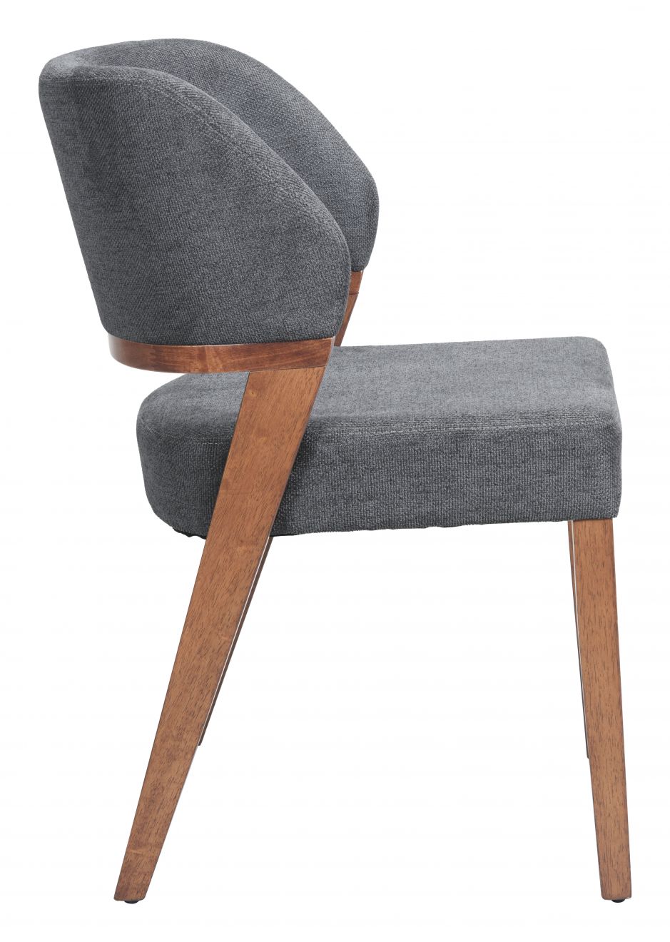 Zuo Modern Sunobu Grey Fabric Dining Chair 2PC