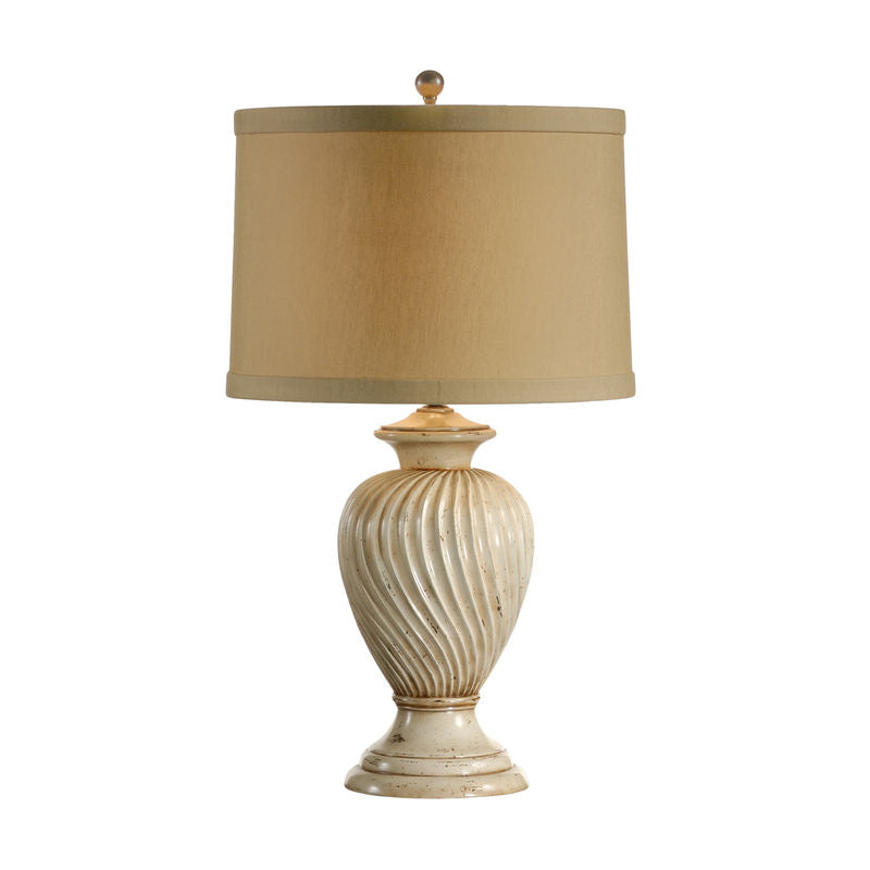 Wildwood Swirled Urn Hand Decorated Table Lamp