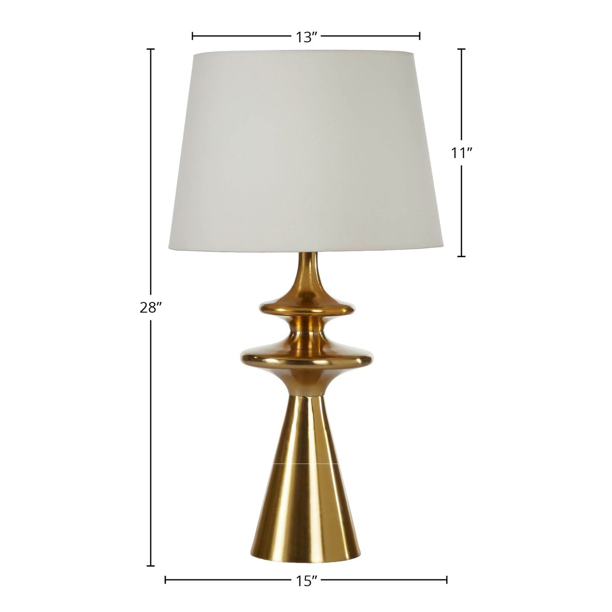 LH Home Symphony Aluminum Table Lamp