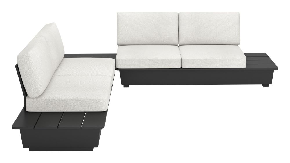 Zuo Modern Tien Olefin Fabric Outdoor Loveseat