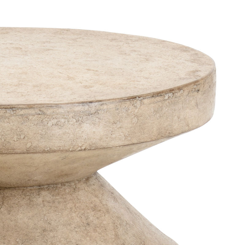 Wildwood Triptic Concrete Finish Round Stool