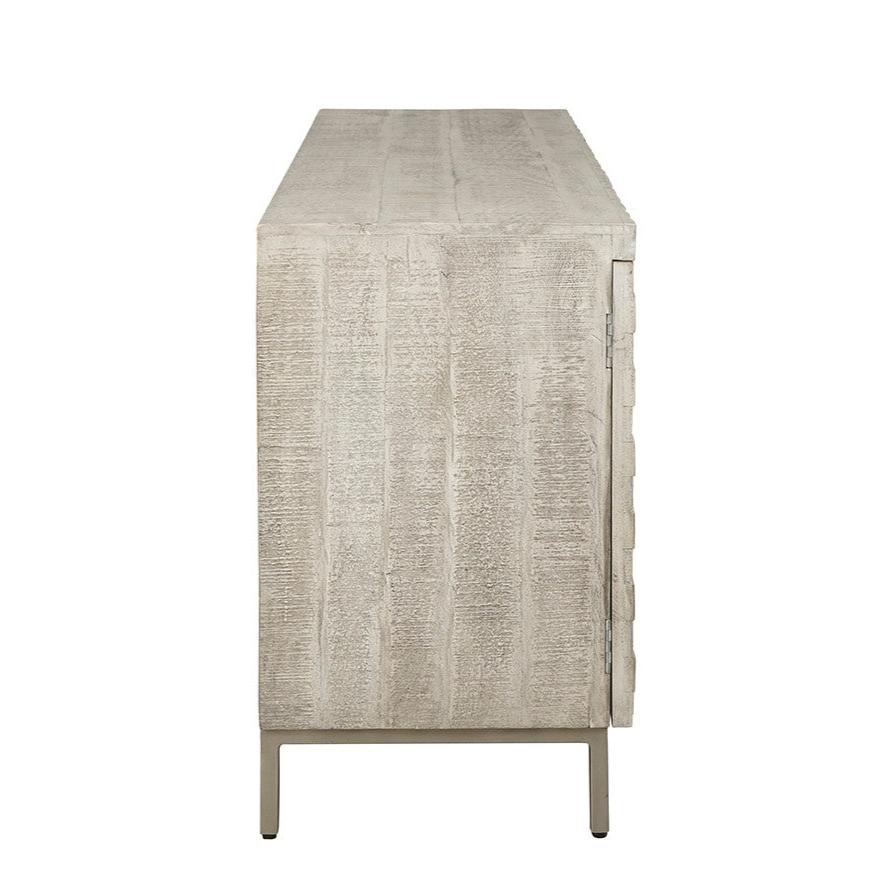 Furniture Classics Tritan 3D Basket WeaveWooden Sideboard