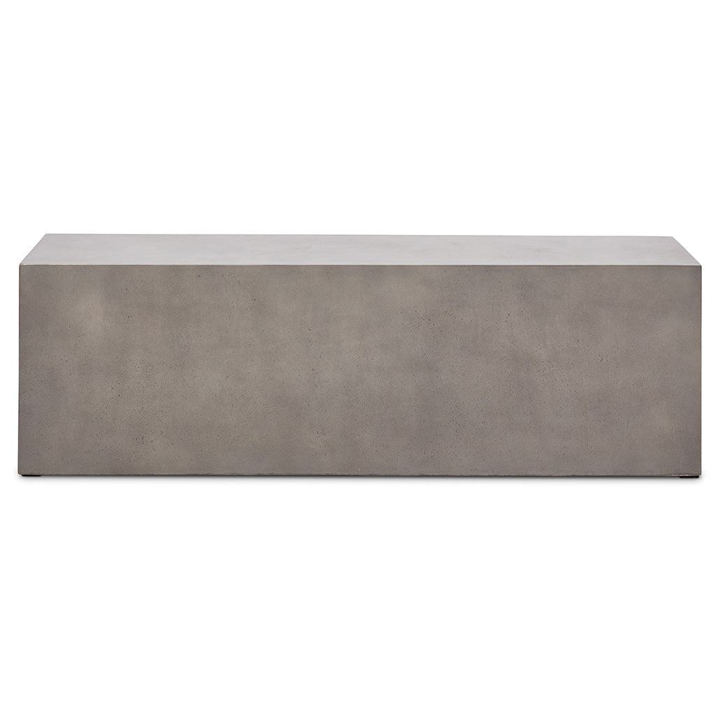 Urbia Una Concrete Outdoor Dark Grey Bench