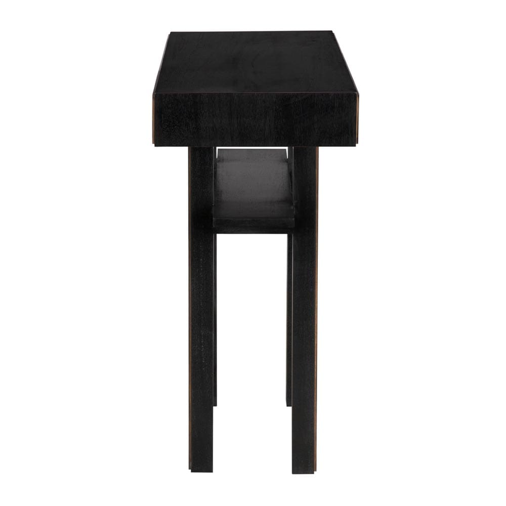 Uomo Wooden Black Console Table