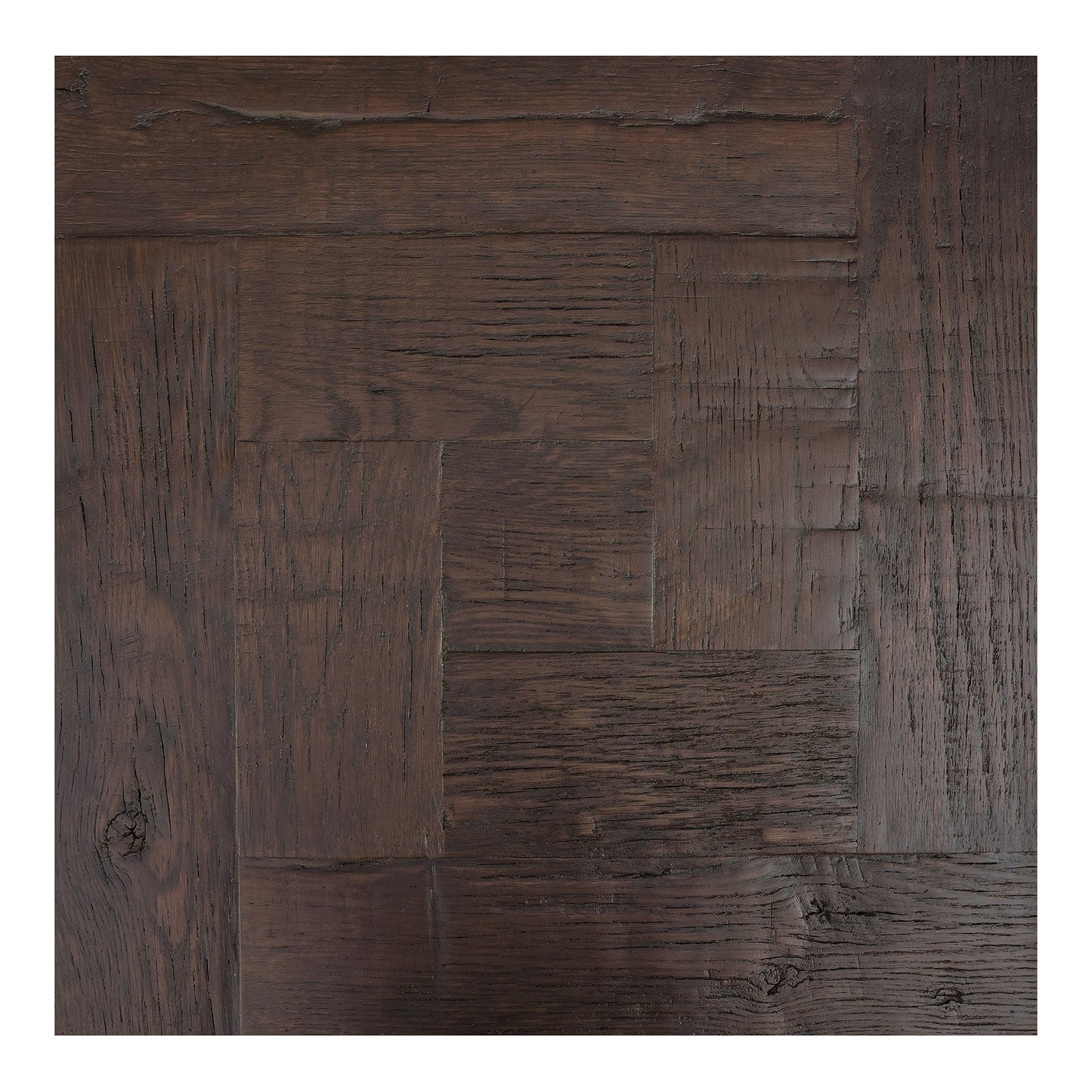 Moe's Home Evander Wood Brown Square Side Table