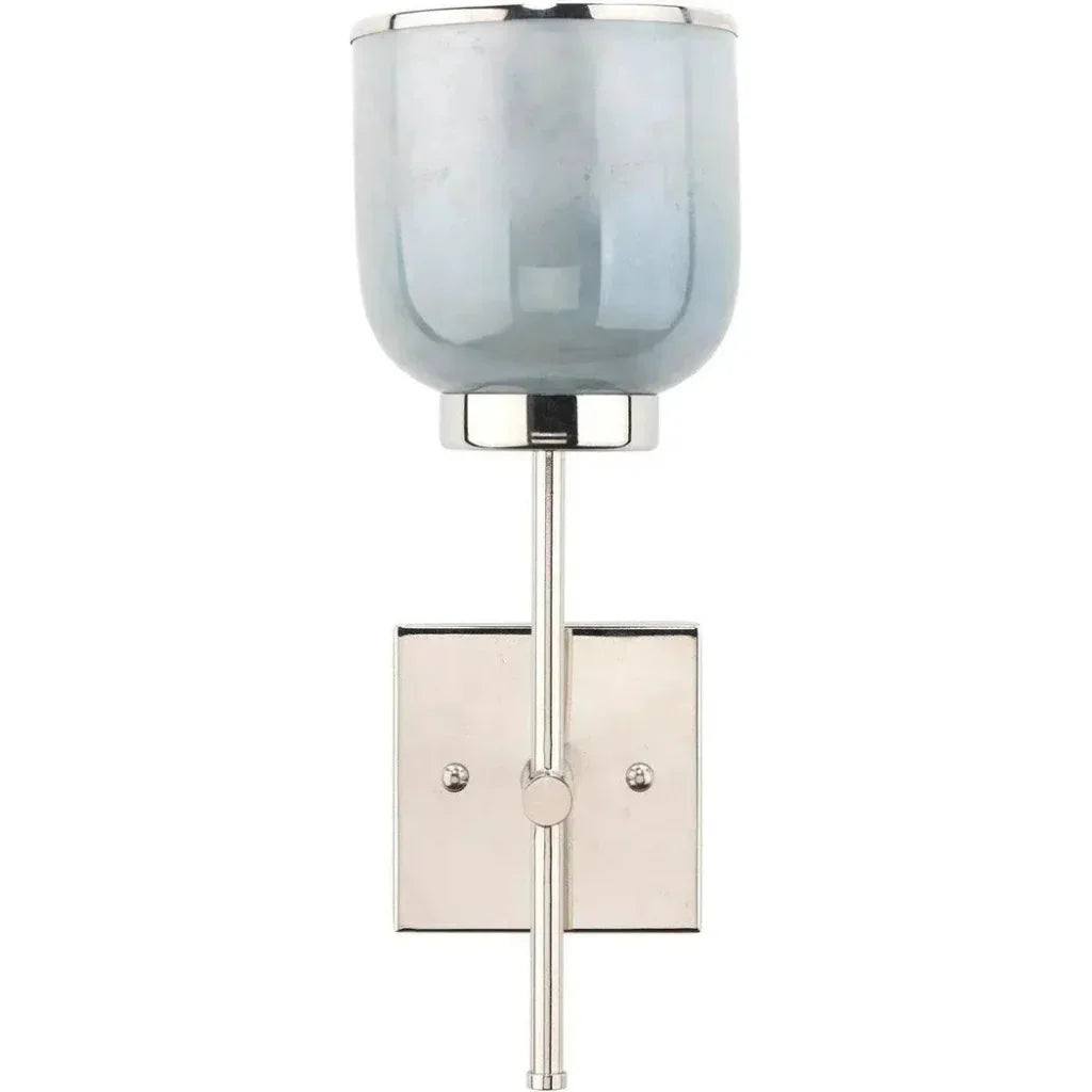 Jamie Young Vapor Single Metallic Glass Wall Sconce