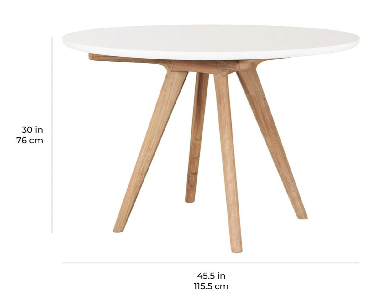 Viola Dining Table - Slate Grey Outdoor Dining Table-Outdoor Dining Tables-Seasonal Living-Sideboards and Things