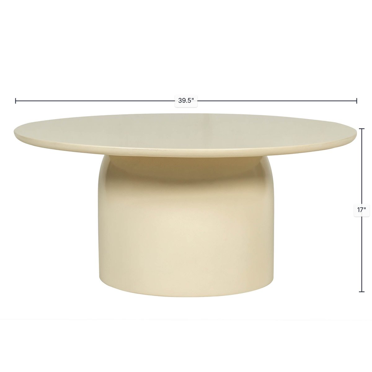 LH Home Vision Concrete Outdoor Coffee Table