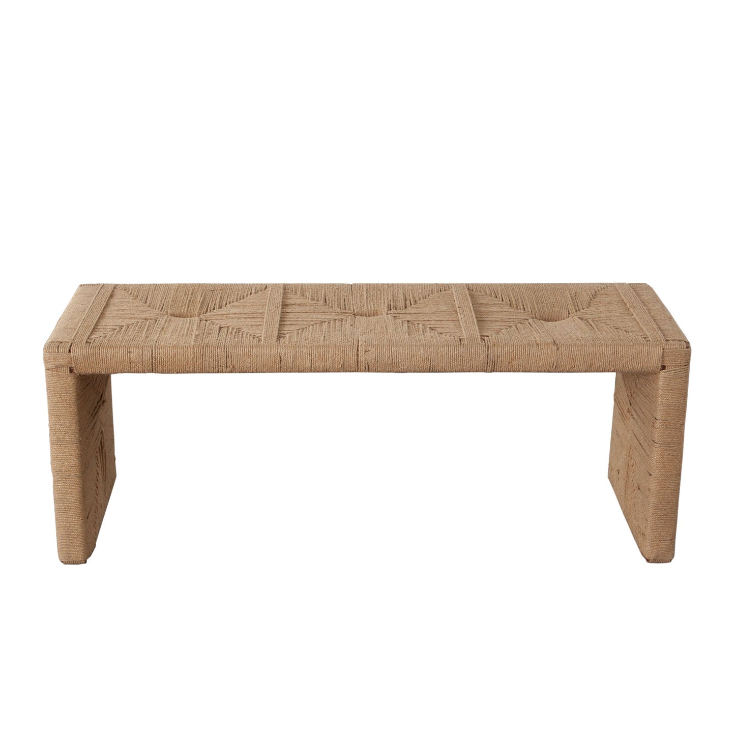 Natural Jute Woven Dining Bench