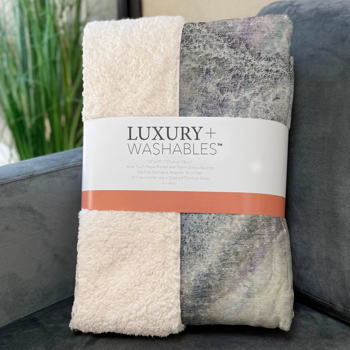 Addison Rugs Watercolors Ivory Washable Indoor-Outdoor Rug