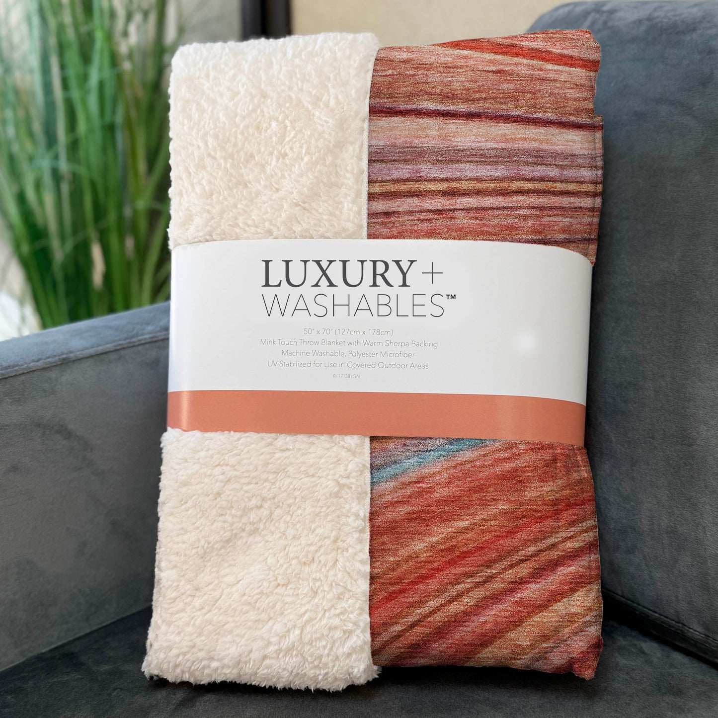 Addison Rugs Waves Terracotta Washable Indoor-Outdoor Rug