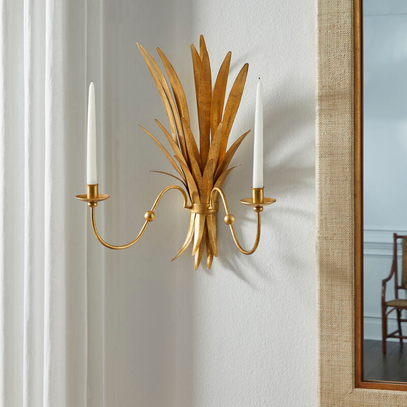 Chelsea House Wheat Iron Made Wall Sconce