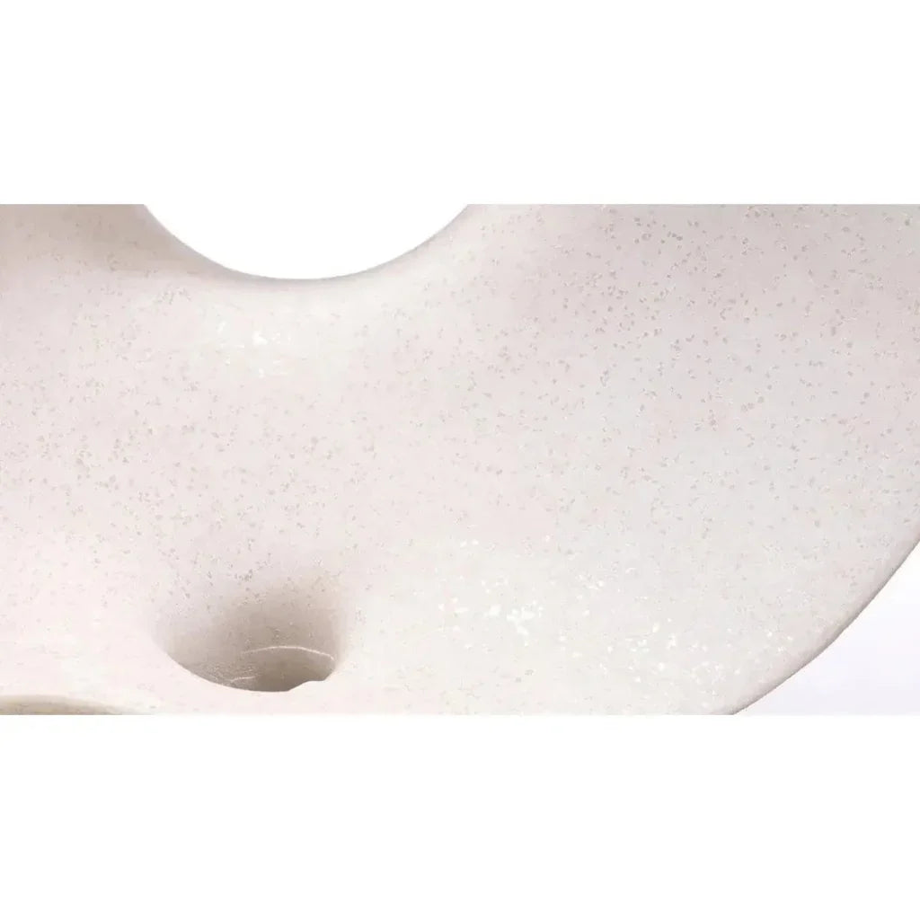 Jamie Young White Polyresin Obscure Table Lamp