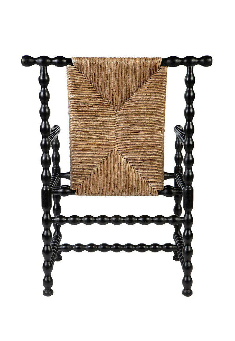 Furniture Classics Wichita Handwoven Rush Occasional Chair