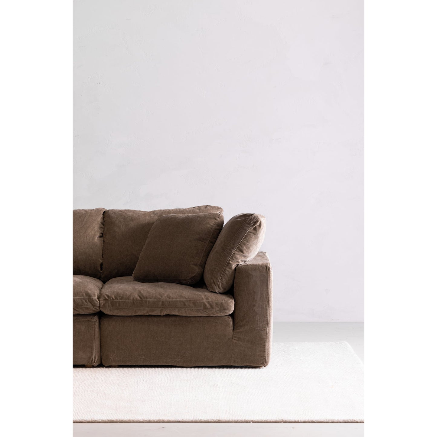 Terra Performance Fabric Green Corner Chair