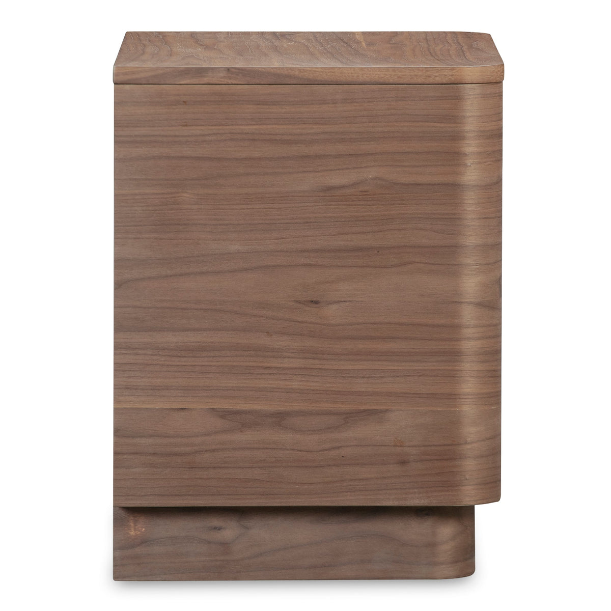 Moe's Home Round Off Wood Tall Nightstand