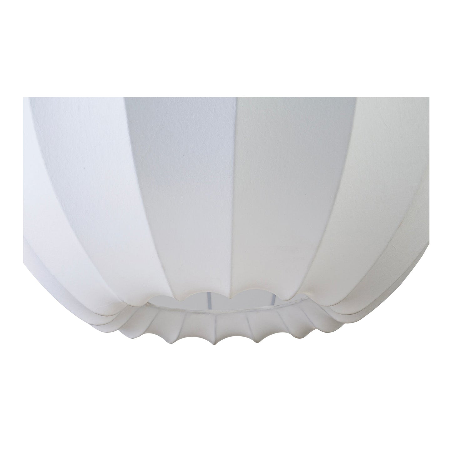 Illume Large White Silk Shade Pendant Light