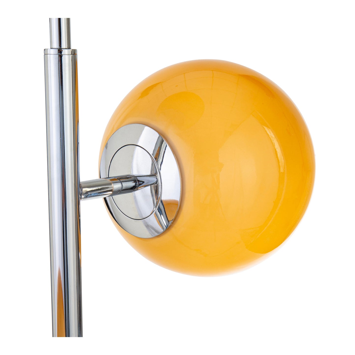 Ida Silver Metal Base Floor Lamp