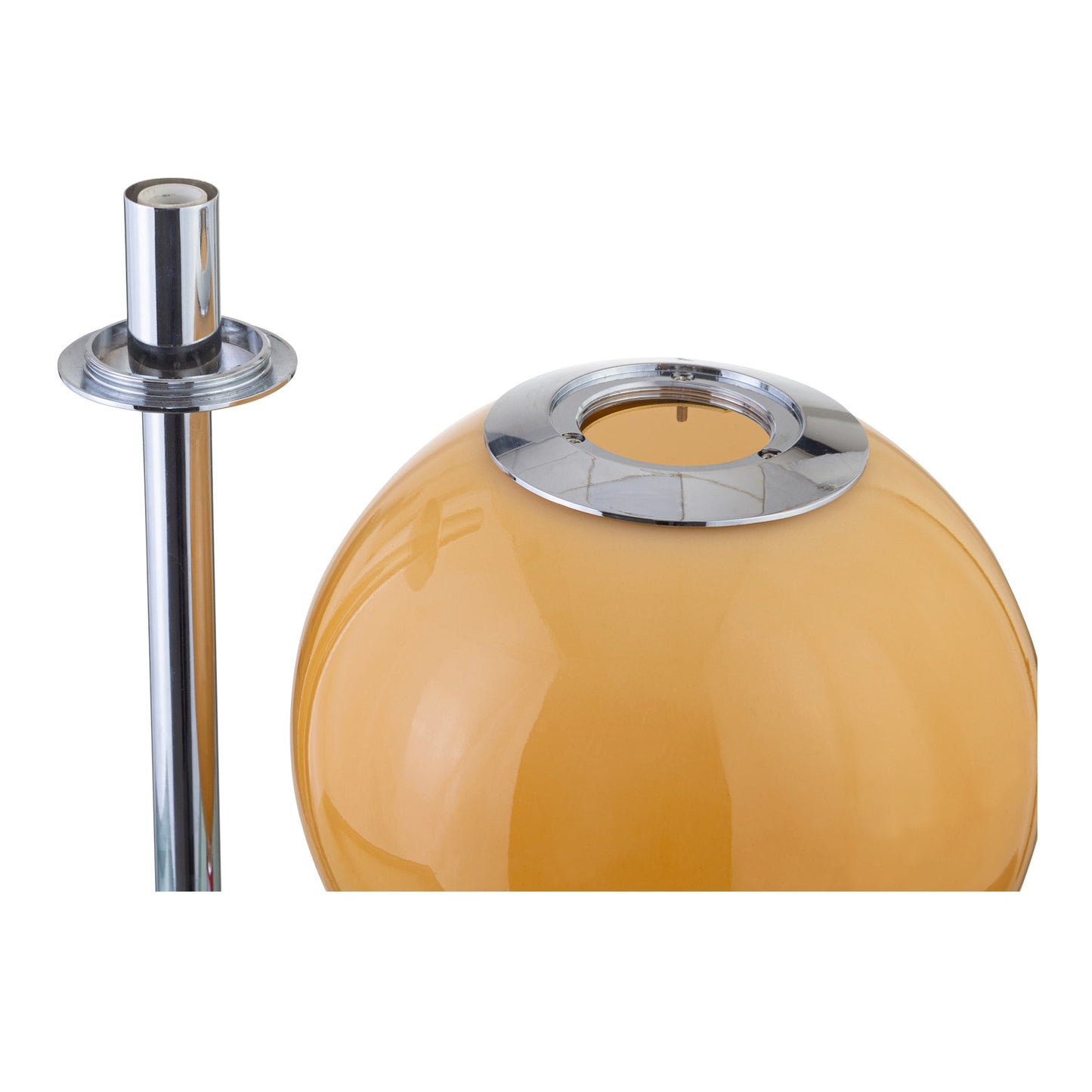 Ida Silver Metal Base Table Lamp