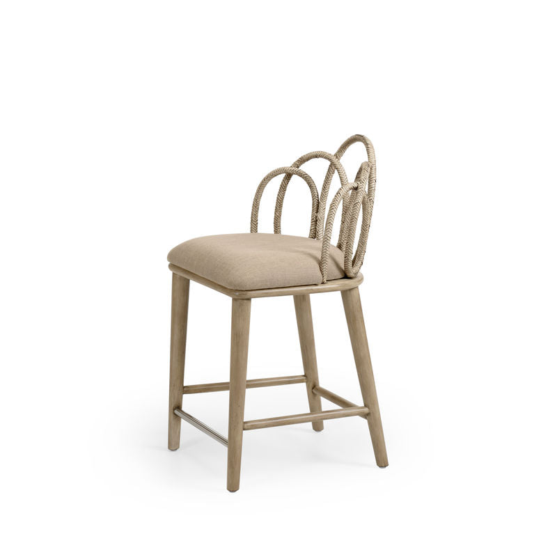 Wildwood Zoe Rattan Frame Brown Counter Stool