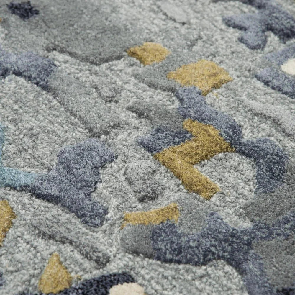 LOOMLAN Camb Abstract Gray Large Area Rugs