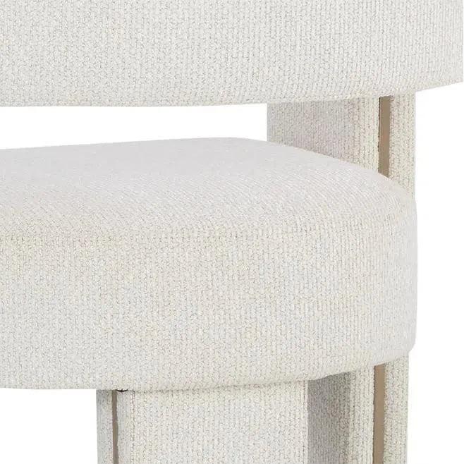SUNPAN Adamina Dining Armchair Stylish Gold Legs