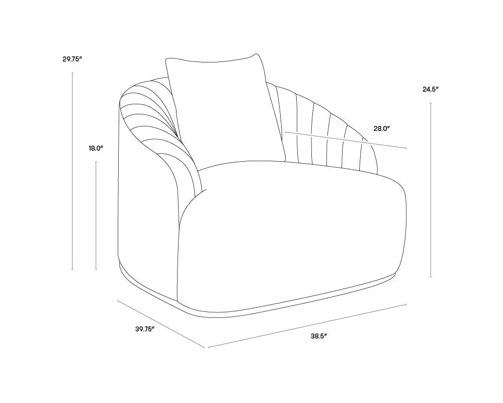 SUNPAN Astrid Fabric Armchair