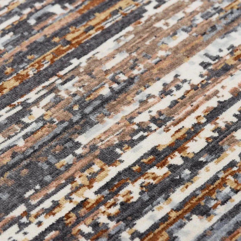 LOOMLAN Burd Abstract Charcoal Large Area Rugs