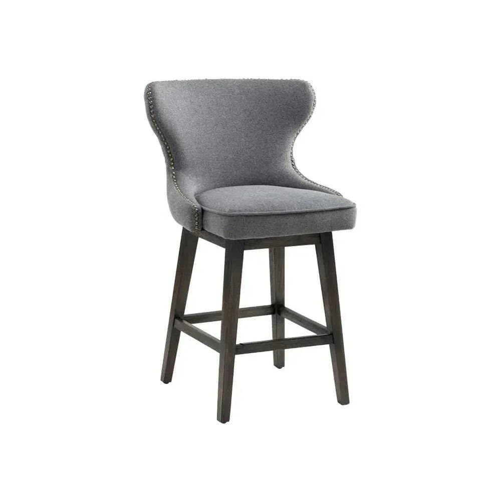 Ariana Leather Swivel Counter Stool