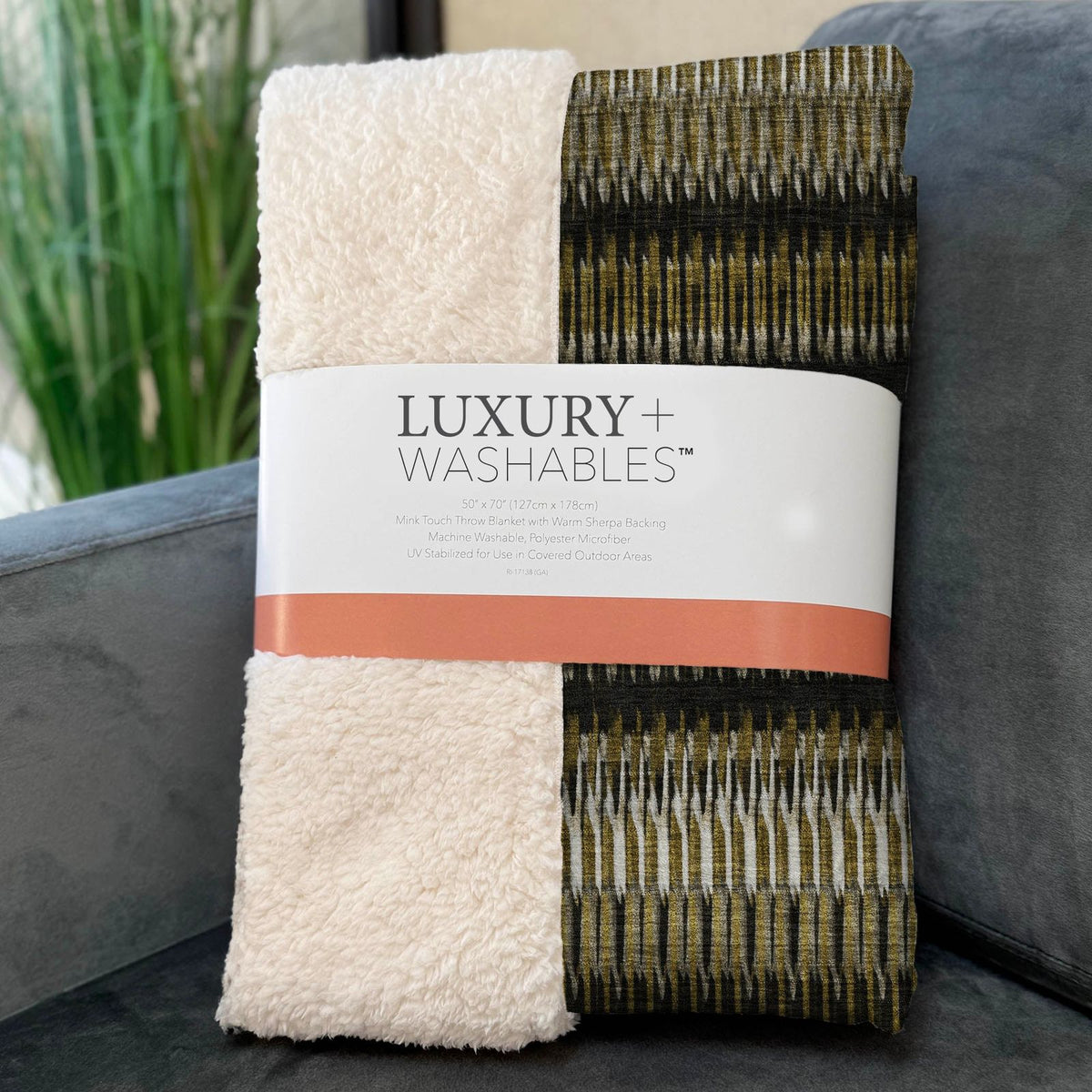 Hushed Form 50" x 70" Throw Blanket -- view 4