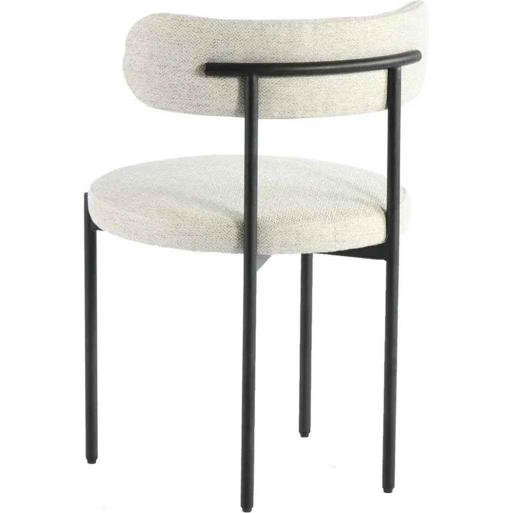 Cleo Performance Fabric Armless Dining Chair 2PC -- view 14