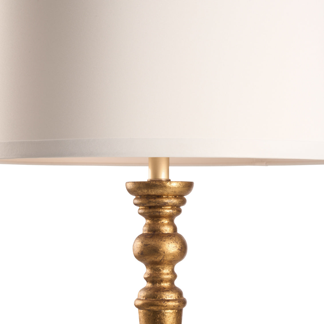 Beatrice Wooden Gold Floor Lamp