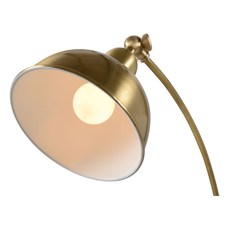 Elias Adjustable Brass Desk Table Lamp
