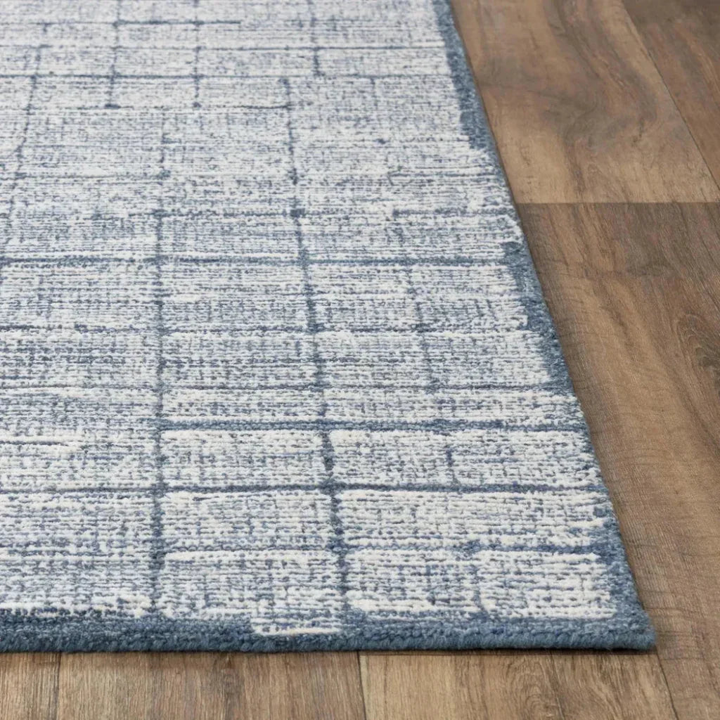 Chid Solid Blue Area Rugs For Living Room - LOOMLAN - LOOMLAN - Area Rugs